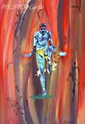Acrylic Painting Dance with Spirits