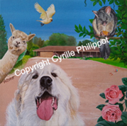 Acrylic Painting G'day Paradise 3